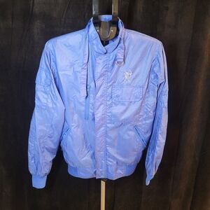 Blue Members Only Style Jacket